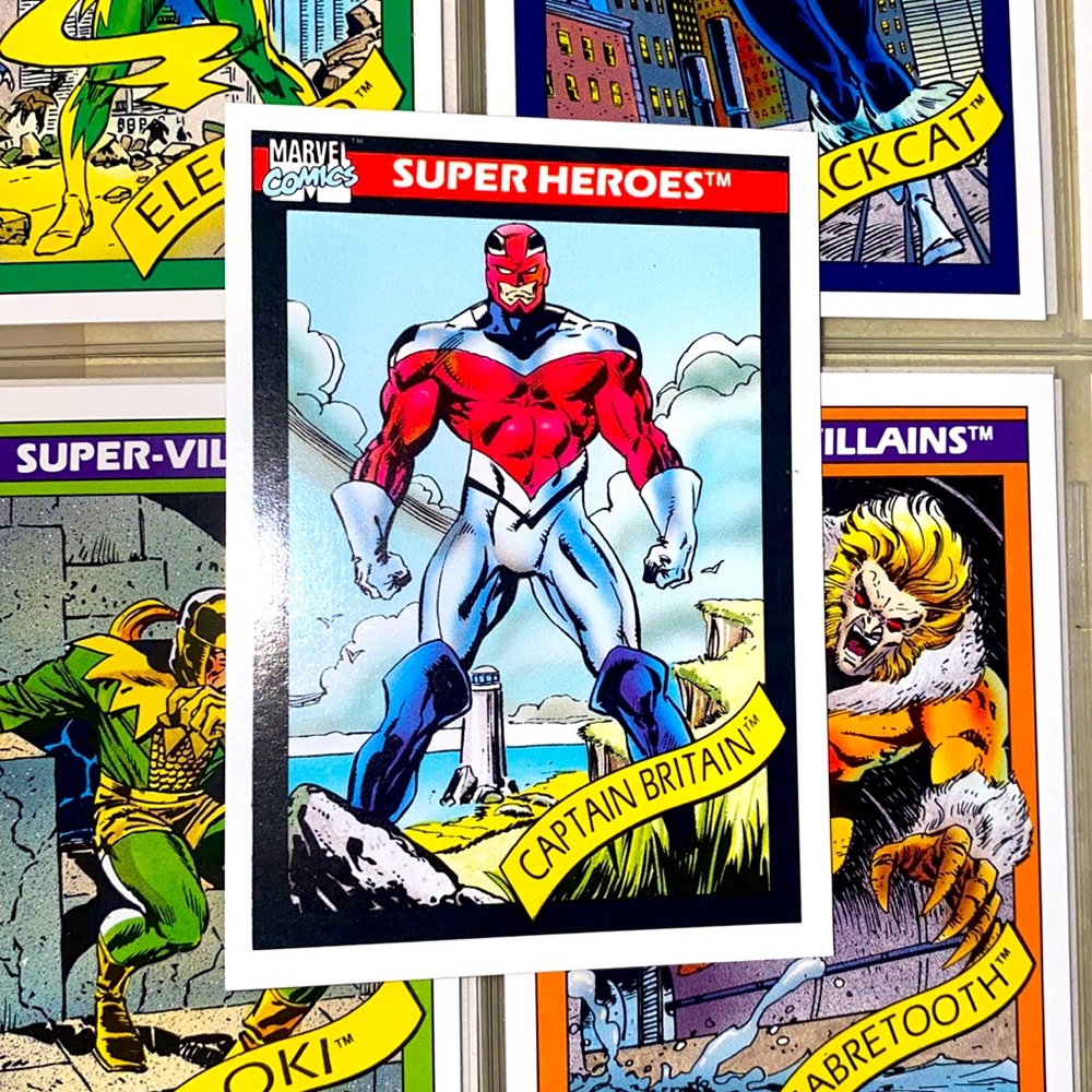 Super Heroes Card- Captain Britain